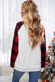 Green Buffalo Plaid Long Sleeve Sweatshirt