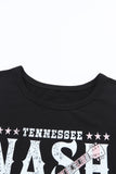 Robe t-shirt tendance noire Nashville Music Festival