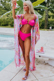 Tie-dye Tassel Trim Kimono