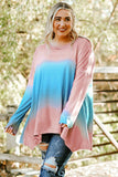 Plus Size Painted Poncho Top