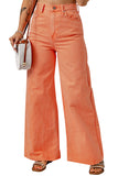 Acid Wash High Waist Wide Leg Jeans