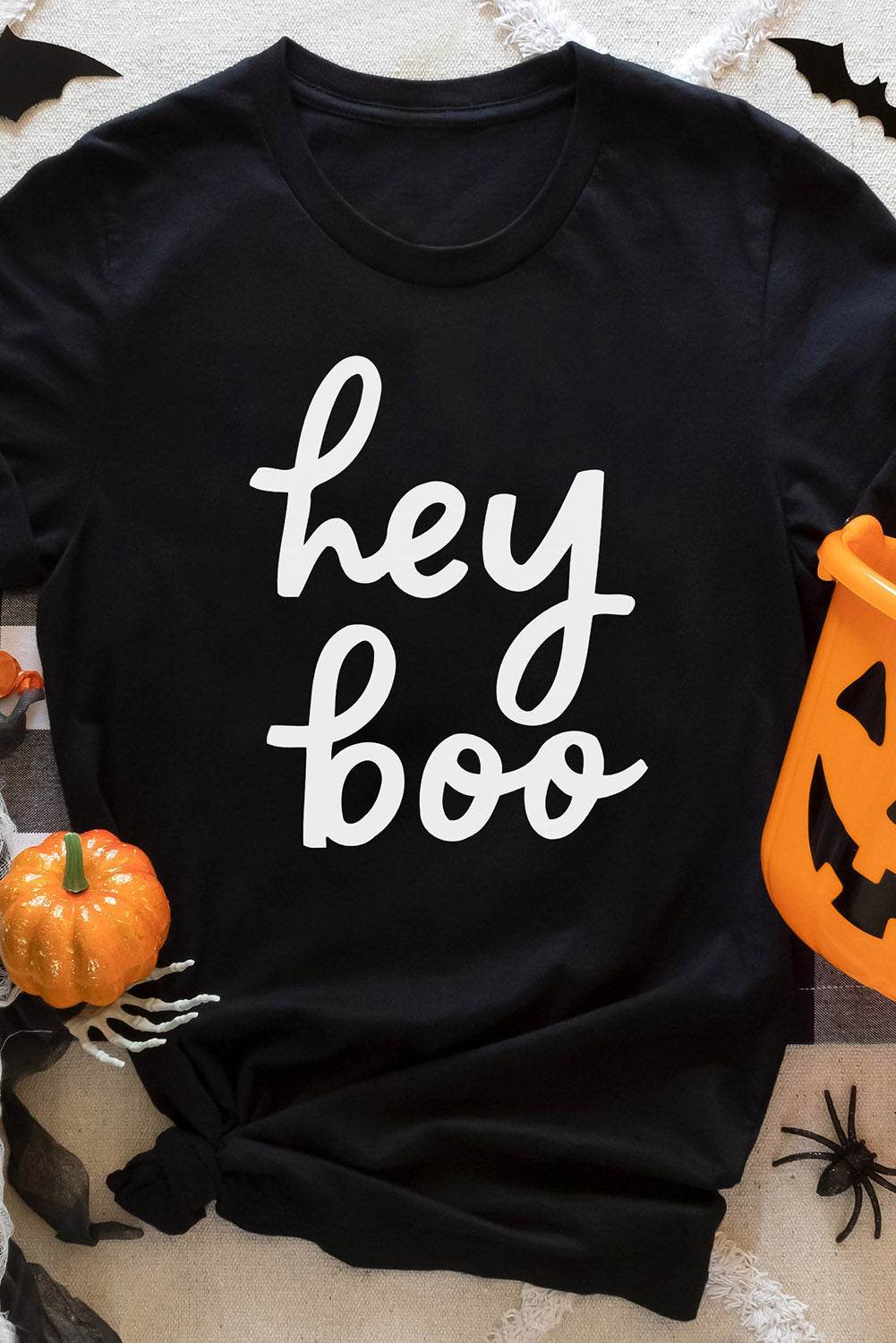 hey boo Wordart Graphic T-shirt