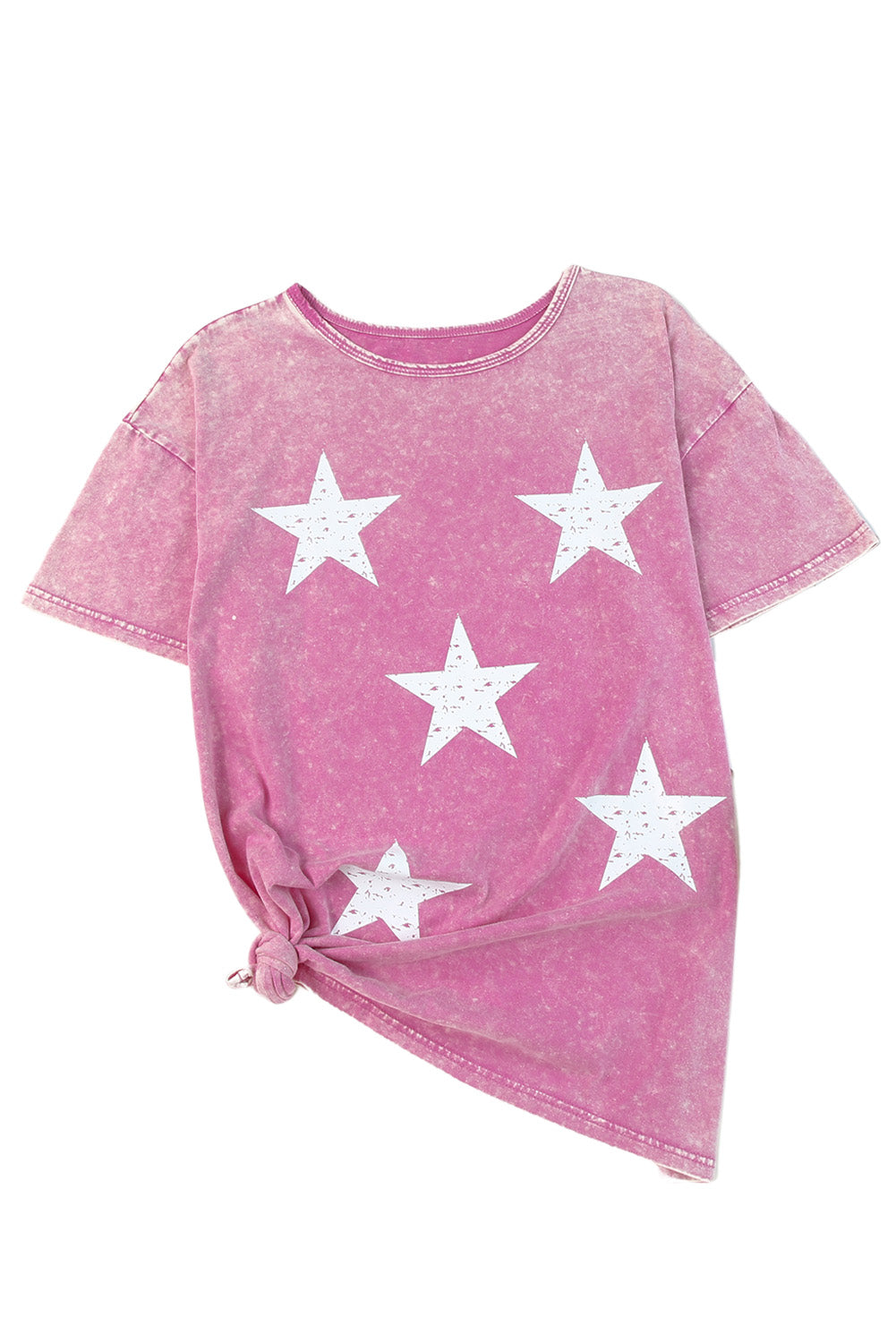 Vintage Star Printed Mineral Wash Graphic Tee