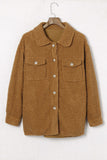 Flap Pockets Button Front Jacket