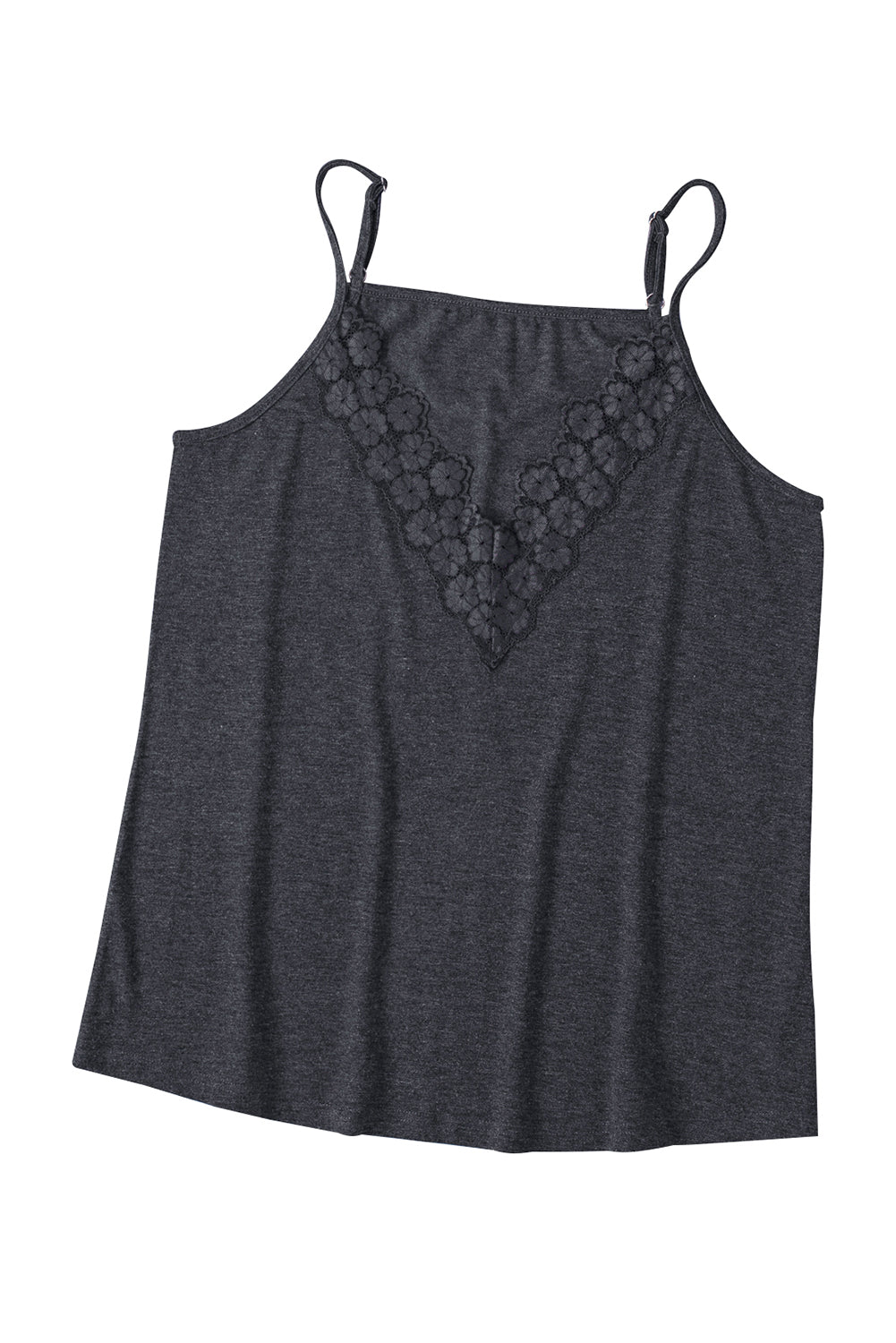 Lace Splicing V Neck Cami Top