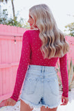 Rhinestone Double Spaghetti Strap Crop Top