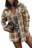 Plaid Shirt Hooded Jacket