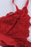 Romantic Love Lace Bralette Lingerie Set