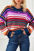 Boho Fashion Drop Shoulder Baggy Sweater