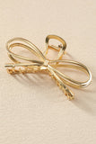 Gold Bowknot Shape Claw Clip