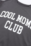 COOL MOMS CLUB Drop Shoulder Sweatshirt