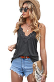 Lace Splicing V Neck Cami Top