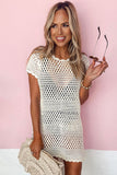 Gypsy Crochet Beach Cover Up Dress