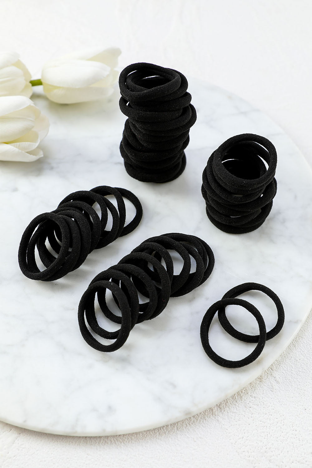 50pcs Elasticity Solid Hair Tie