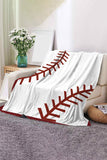 White Ball Game Fashion Fleece Blanket