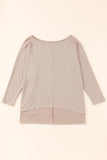 Lightweight Knit Oversize Blouse