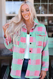 Plaid Pattern Oversized Shacket