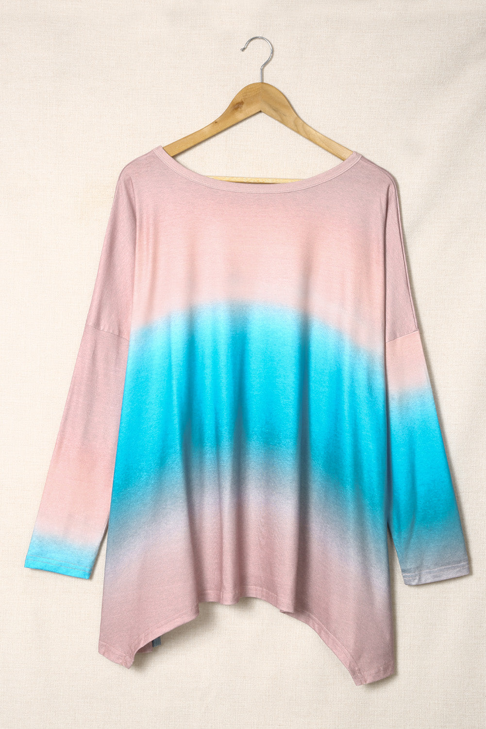 Plus Size Painted Poncho Top