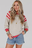 Color Block Raglan Long Sleeve Top