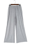 Side Slits Wide Leg High Waist Pants