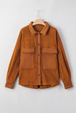 Flap Pocket Buttoned Jacket