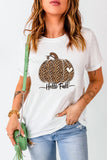 Sweet Floral Pumpkin Graphic Tee