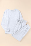 Long Sleeve Pullover and Jogger Pants Lounge Set