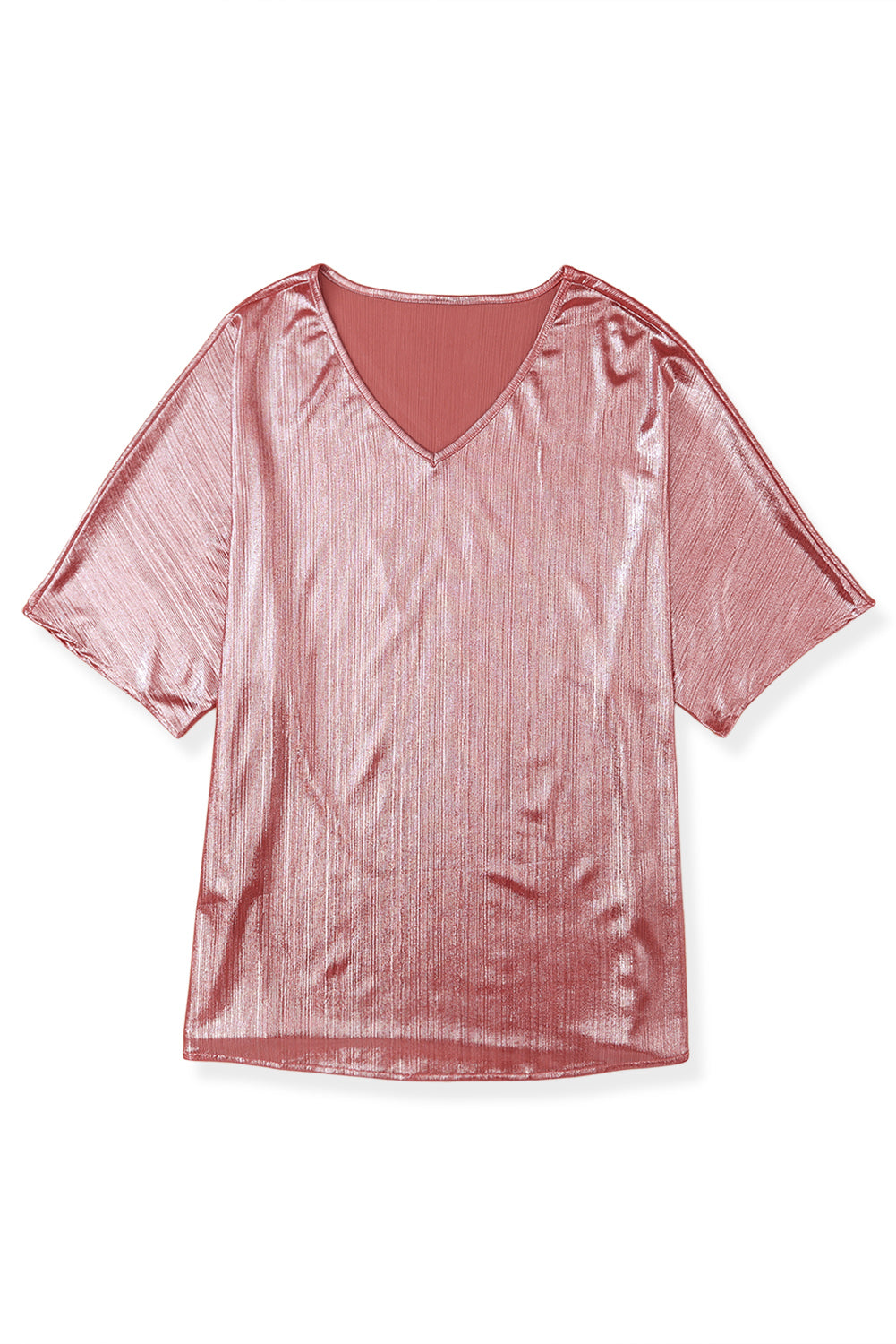 Copper Textured Oversize Foil T-Shirt