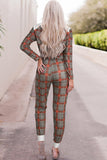 Plaid Brushed 2pcs Loungewear Set