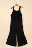 Wide Leg Ruffle Jumpsuit