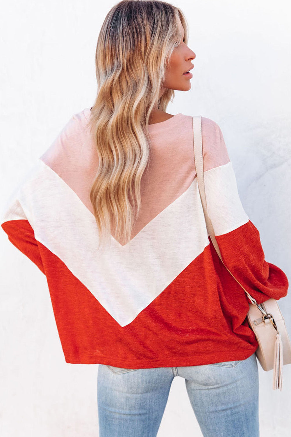 Oversized Chevron Knit Top