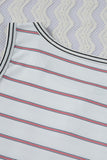 Striped Henley Ribbed Tank