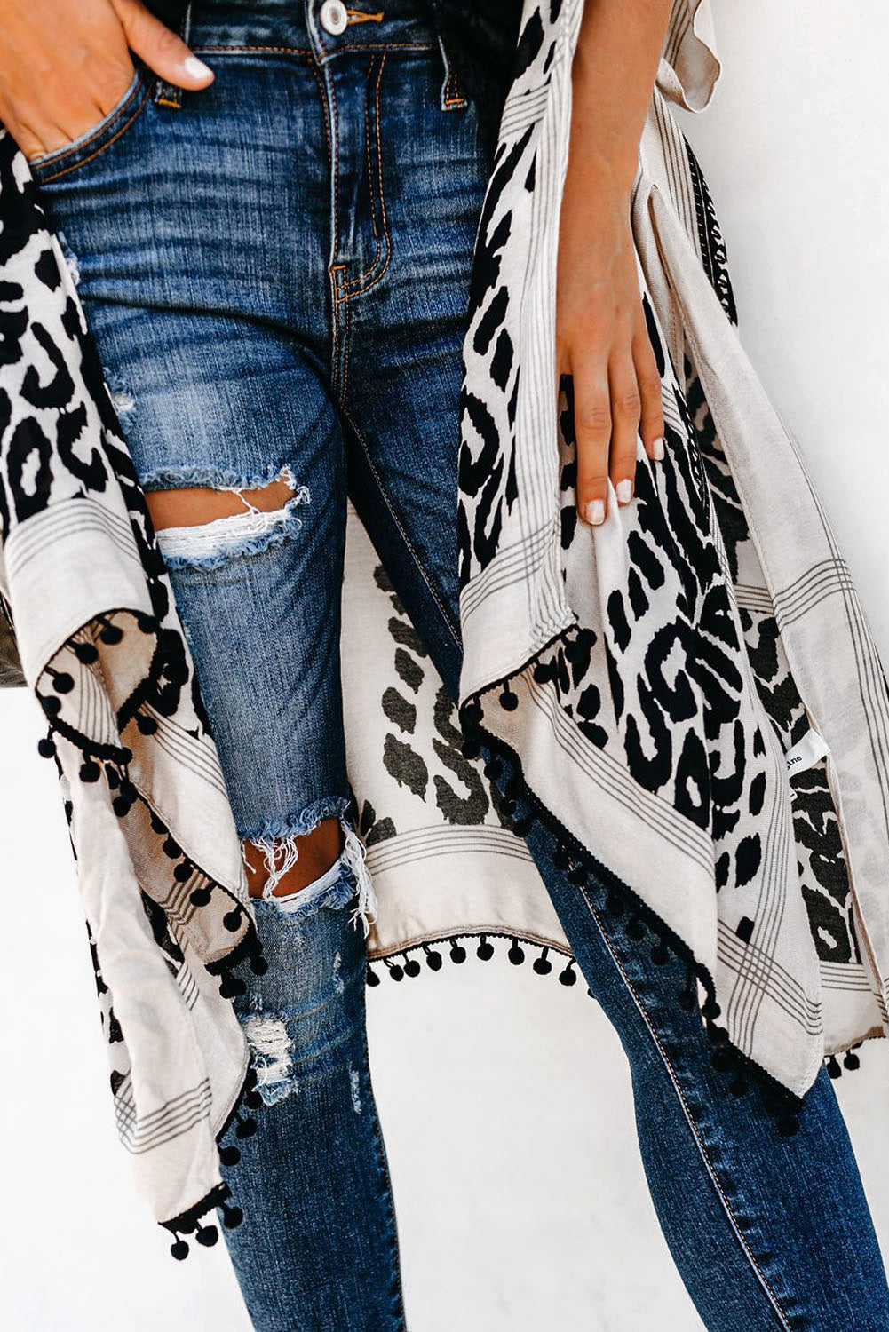 Prowess Pom Pom Kimono