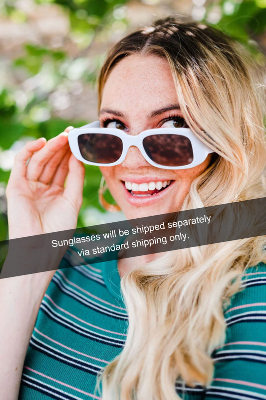 Large Square Frame UV Protection Sunglasses