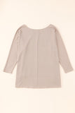 Lightweight Knit Oversize Blouse