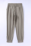 Slim Fit Pocketed Twill Jogger Pants