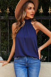 High Neck Tie Tank Top