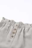 Linen Mix Paper Bag Shorts