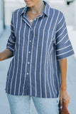 Pocketed Striped Shirt