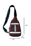 Rugby PU Mini Crossbody Bag