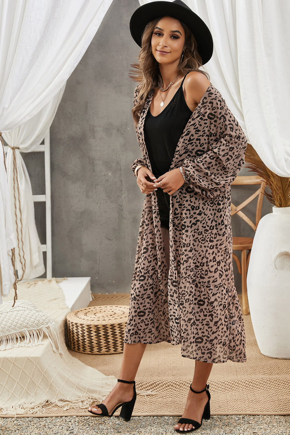 Print Duster Kimono