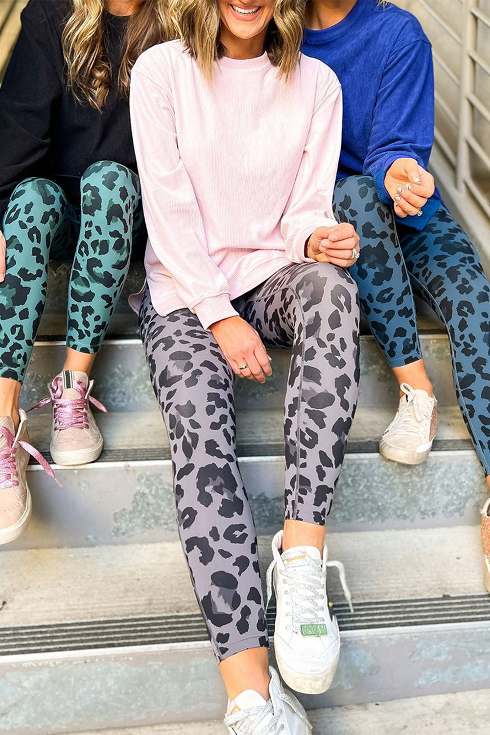 Classic Leopard Print Active Leggings