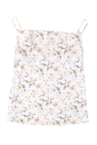 Floral Print Drape Front Tank Top