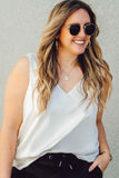 Deep V Neck Loose Tank Top