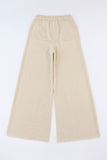 Mineral Washed  Drawstring Retro Wide Leg Pants