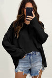 Pocketed Oversized Drop Sleeve Top