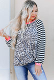 Stripe Twist Long Sleeve Top