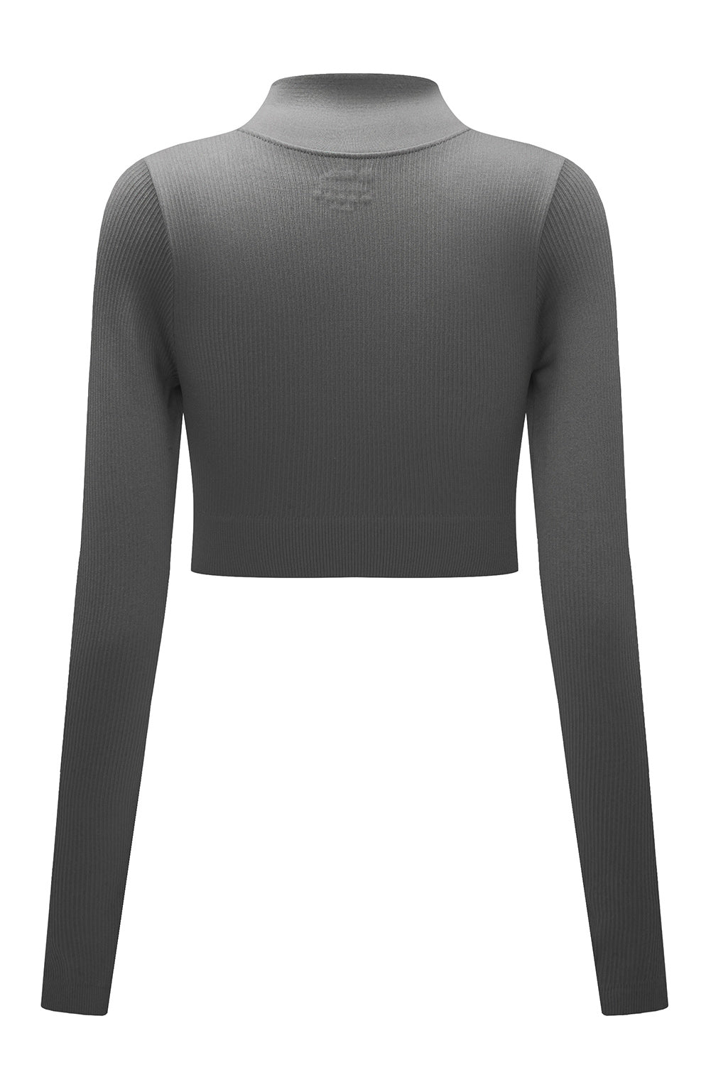 Half Zipper Long Sleeve Cropped Yoga Top