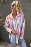 Sweet Enough Striped Button Up Top