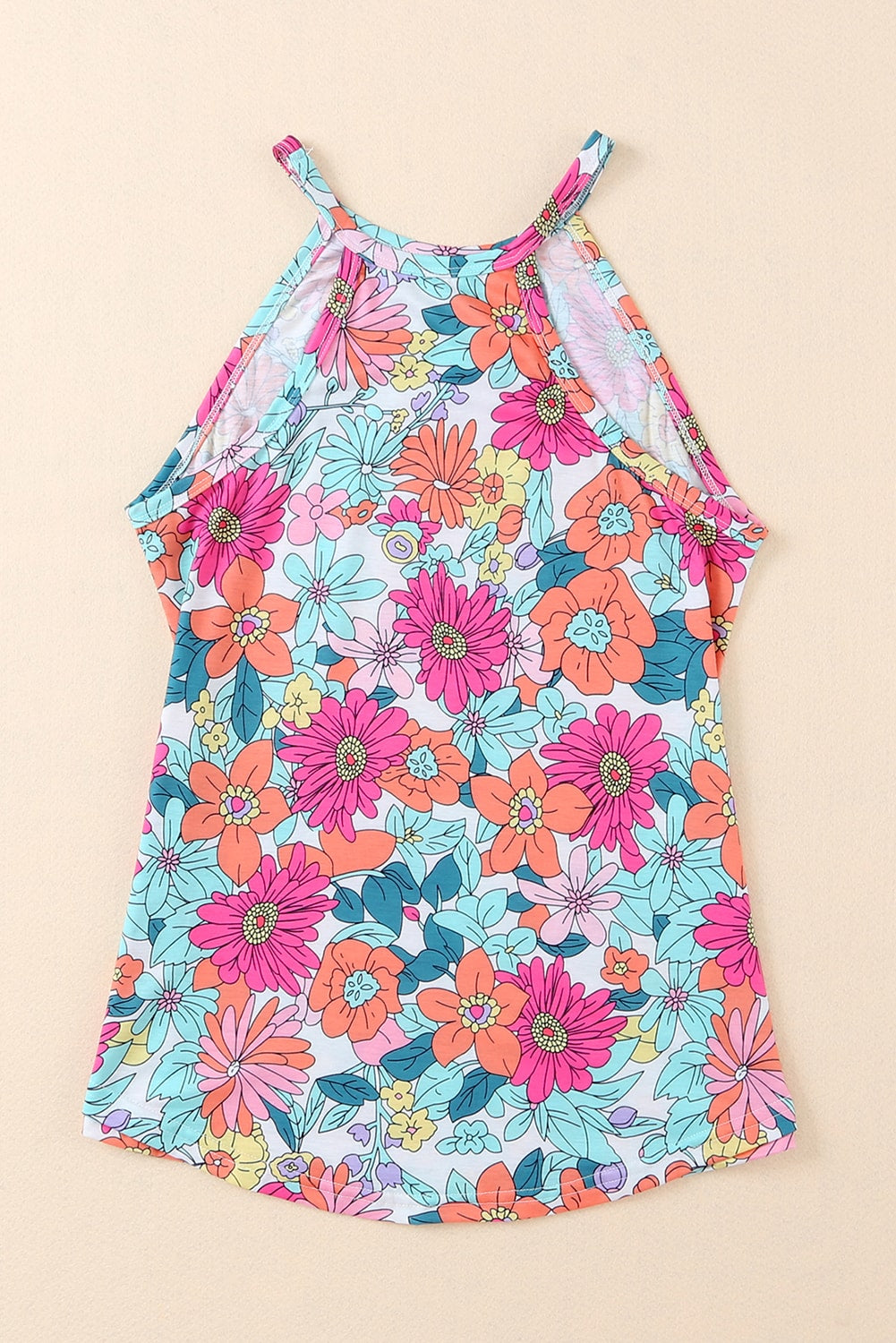 Floral Print Sleeveless Tank Top